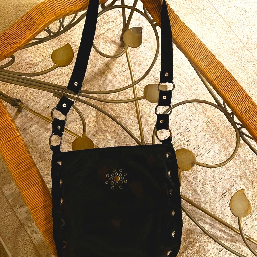 Aridza Bross vintage black calf hair/pony hair and suede shoulder bag! LNWOT ❤️